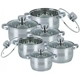 Набір каструль з кришками Bohmann BH 1275 N, 12 предметів