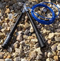 Скакалка швидкісна Power System PS-4033 Crossfit Jump Rope Blue 2,8 м (PS-4033_Black-Blue) - мініатюра 3