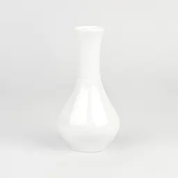 Ваза для квітів МВМ My Home Перлина 79x150 мм біла (DH-FLOWERS-30 WHITE) - мініатюра 2
