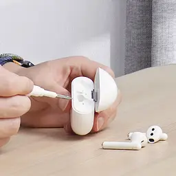 Набір для чищення навушників Xiaomi HAGiBiS Cleaning Pen For AirPods (CP01) White - мініатюра 4