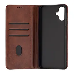 Чохол-книжка Premium Samsung A07 4G Dark Brown - мініатюра 2