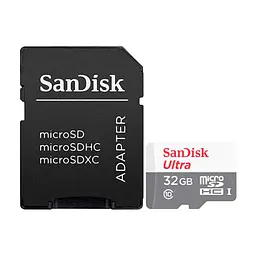 Карта памяти SanDisk 32GB microSD class 10 Ultra Light (SDSQUNR-032G-GN3MA)