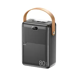 Павербанк Remax RPP-118 Piloteer Series 80000 мАг до 27 Вт USB-C USB-A PD QC Чорний (2266)