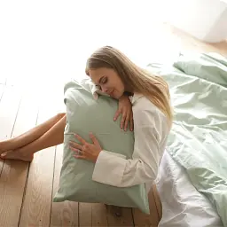 Комплект постільної білизни сімейний з 2 підковдрами 150 x 220 см Кретон Mint М'ятний - мініатюра 5