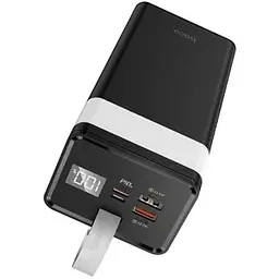 Зовнішній акумулятор Hoco J86 40000mAh 6931474759214 з лампою чорний - мініатюра 5