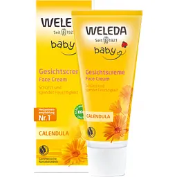 Дитячий крем Weleda Календула дитячий крем для обличчя 50 ml (4001638096614) - мініатюра 1