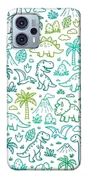 TPU чохол Demsky Dino pattern для Motorola Moto G23