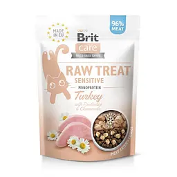 Ласощі для котів Brit Care Raw Treat Sensitive Freeze-dried з індичкою 40 г (112191/569571)
