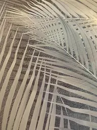 Вінілова наклейка на двері Пишні Пір'я ПВХ плівка перо птиці сірий 65х200 см Happy Pocket Z180278 - мініатюра 4