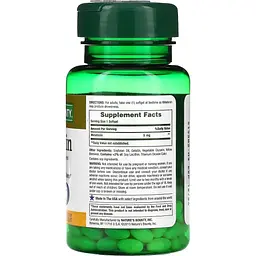 Мелатонін швидкого вивільнення Nature's Bounty Melatonin 5 мг 90 гелевих капсул - мініатюра 2