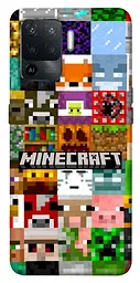 Чохол Demsky Minecraft collage для Oppo Reno 5 Lite