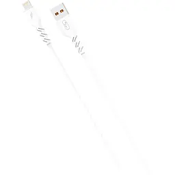 Кабель SkyDolphin S07L TPE High Elastic Line USB - Lightning (M/M), 1 м, White (USB-000593) - мініатюра 2