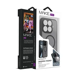 Чохол MAKE Xiaomi 17T Shadow+ Magnet Black - мініатюра 2