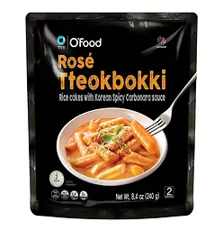 Токпоккі Daesang O'Food Rose Tteokbokki with Spisy Carbonara sause 240 г