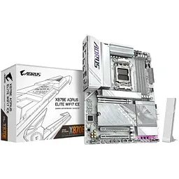 Материнська плата Gigabyte X870E Aorus Elite WiFi7 Ice Socket AM5 - мініатюра 2