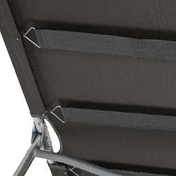 Ліжко розкладне Bo-Camp Sun Lounger 3 Positions Anthracite (1304480) - мініатюра 5