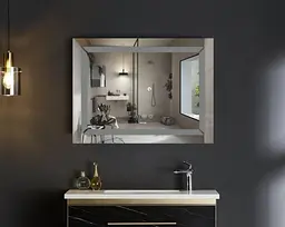 Дзеркало Mixxus Light MR01-70x50 (годинник, LED-підсвічування, антизапотівання) (MI6000) - мініатюра 5