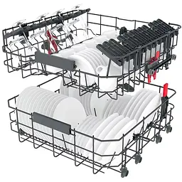 Посудомийна машина Whirlpool WIC3C34PFES (6735159) - мініатюра 5