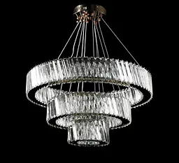 Люстра стельова LED Splendid Ray L228/600+400+200/3, золота, 3 лампи, регульована висота 30-130 см - мініатюра 2