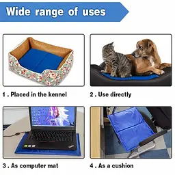 Килимок для собак, що охолоджує, GEL Pet Cooling Mat 81х96 см - мініатюра 5
