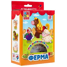 Набір магнітів Vladi Toys Мій маленький світ на магнітах Ферма VT3106-09 (укр)