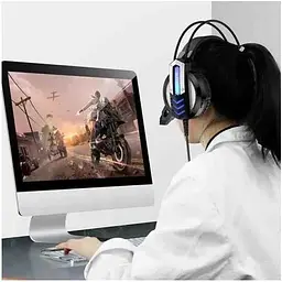 Навушники Borofone gaming Fun LED Hi-Res BO100 ігрові накладні - мініатюра 6
