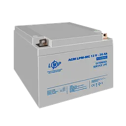 Акумулятор мультигелевий LPM-MG 12V - 26 Ah - мініатюра 3