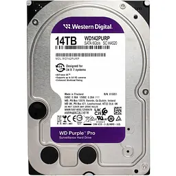Жорсткий диск 3.5` WD Purple Pro 14TB SATA 512MB (WD142PURP) [141102] - мініатюра 3
