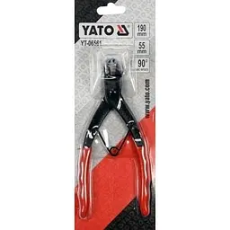 Щипці Segera для гальмівних колодок YATO вигнуті 90° l=190/55 мм (YT-06561) - мініатюра 3