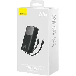 Зовнішній акумулятор Baseus Comet Series 20000mAh 22.5W 2024 чорний PPMD020101 - мініатюра 5