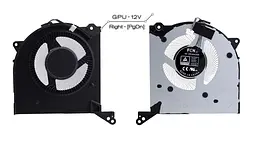 Вентилятор Lenovo кулер (GPU Fan 12V) для моделей ноутбука Legion 16IAX7 (82TD) (DFSCL12E16486J)