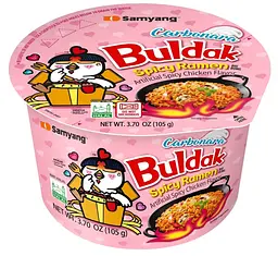 Локшина Samyang Buldak Creamy Carbonara Ramen Big Bowl 120 г - мініатюра 3