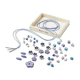 Набір намистин Melissa & Doug Sparkling flowers (MD9494) - мініатюра 2