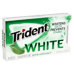 Жуйки Trident White spearmint 16 pieces