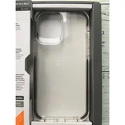 Протиударний чохол Gear4 Piccadilly D3O для iPhone 12 Pro Max (6.7") Black + Прозорий (702006066) - мініатюра 3