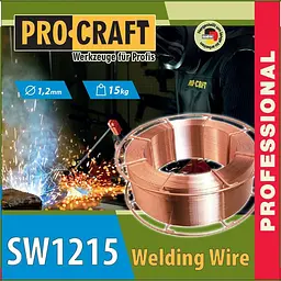 Зварювальний дріт Procraft SW1215 1.2 мм 15 кг - мініатюра 4