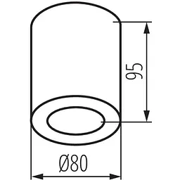Cвітильник точковий Kanlux Sani IP44 DSO-W декоративний (29241) - мініатюра 5