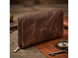 Портмоне Arno з натуральної шкіри crazy horse 2250 Коньячне 18,5x10,5x2,5 см TONY PEROTTI acs0032462 - мініатюра 9