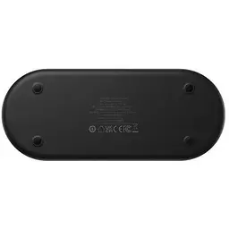 Бездротовий ЗП Baseus Digital LED Display 2in1 Wireless Charger 20W чорний WXSX010101