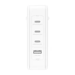 Зарядний пристрій мережевий Belkin 140Вт 3хUSB-С GAN PD PPS, USB-A, білий - мініатюра 10