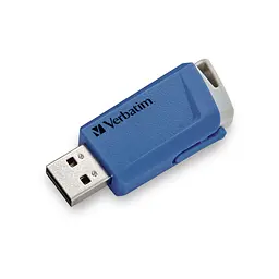 USB флеш накопичувач Verbatim 3x16GB Store 'n' Click Red/Blue/Yellow USB 3.2 (49306) - мініатюра 5
