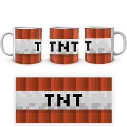 Кухоль GeekLand Minecraft Майнкрафт Динаміт Tnt MС.02.371 330 мл білий - мініатюра 3
