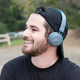Навушники Jlab Studio Wireless On Ear Grey Blue (IEUHBASTUDIORGRYBLU4)
