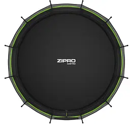 Батут із внутрішньою сіткою Zipro Jump Pro 16 футів 496 см чорно-зелений (5902659840707) - мініатюра 3