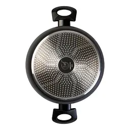 Кастрюля з кришкою TVS Diamante Induction 24 см 3.5 л чорна (00000022008) - мініатюра 3