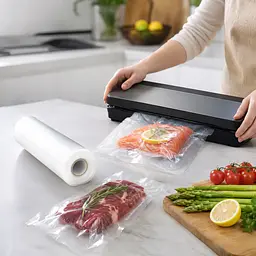 Пакети для вакууматора Vacum rolls 30х500см / Плівка для вакуумного пакувальника - мініатюра 4