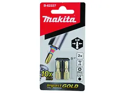 Біта торсіонна PH2 25 мм Makita Impact Gold Super Slim B-62337 (2 шт)