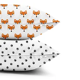 Набір наволочок Cosas Fox paws 50х70 см теракотовий (SetPillow_Fox_Paws_50х70) - мініатюра 4