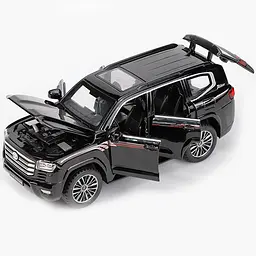 Колекційна металева модель позашляховика АвтоЕксперт Toyota Land Cruiser 300 з інерцією, світлом та звуком 1:32 - мініатюра 2