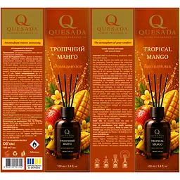 Аромадифузор Quesada Тропічний манго 100 мл - мініатюра 3